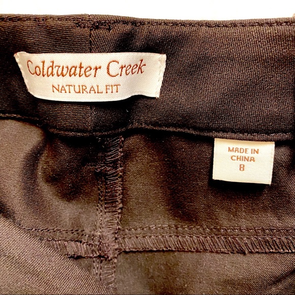 Coldwater Creek cotton stretch bootcut pants - Picture 4 of 8